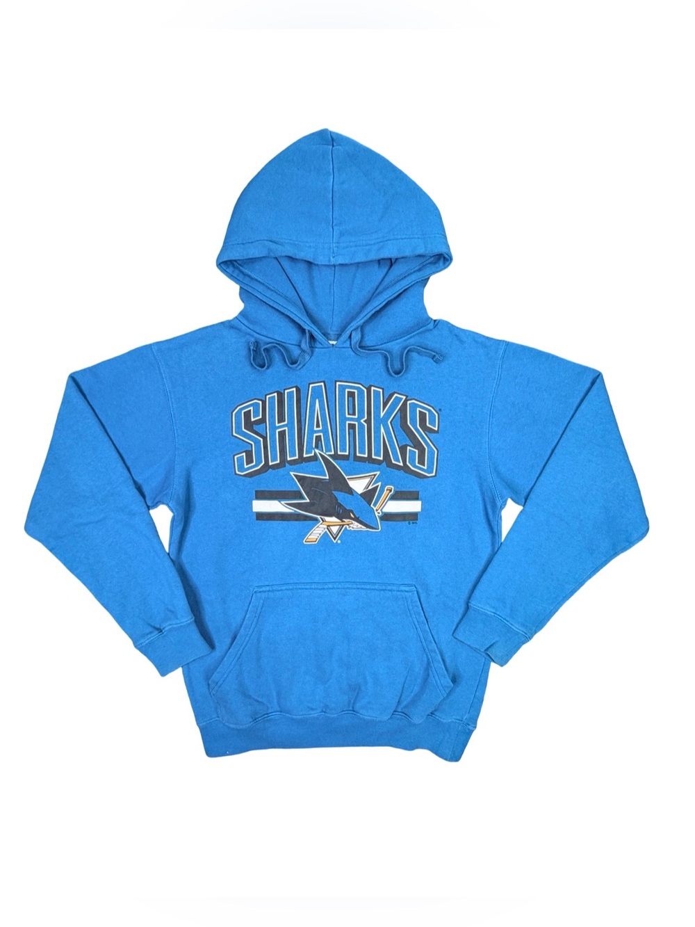 Vintage Officially Licensed NHL San Jose Sharks Hoodie - Size Small / 34-38